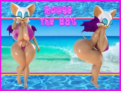 Summer time, fun time with Rouge the Bat. I always wanted do