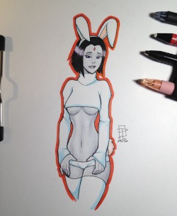 callmepo: Ok internets. You win. One bunny girl for Easter  But