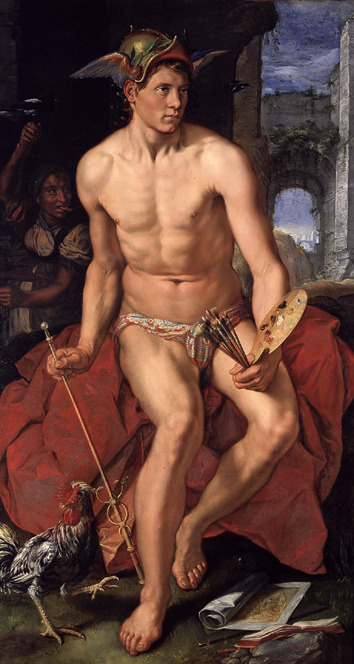 mauritshuis-museum:Mercury, Hendrick Goltzius, 1611, Mauritshuis