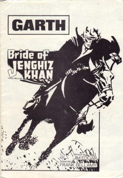 Garth: Bride of Jenghiz Khan, by Jim Edgar and Frank Bellamy (John Dakin, Paul Hudson &amp; Guy Lawley, 1979).From Oxfam in Nottingham.