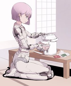 memeppoi:  ロボットにカップラーメンを作ってもらう。技術の無駄遣い？いやいや将来必ず必要な到達点のひとつに間違いありません。