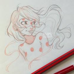 anmnesias:  Someone asked me to draw Ladybug with really long