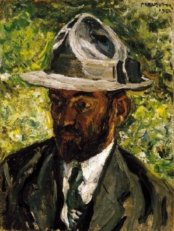 Perlmutter: portrait of the painter Sándor Ziffer.