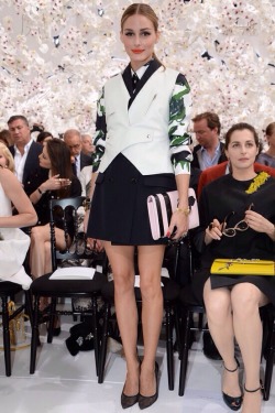 naimabarcelona:  Olivia Palermo at the Dior Fall 2014 couture