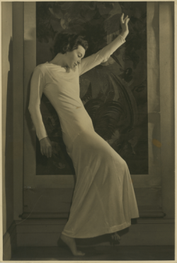 rivesveronique:    Portrait of Sonia Revid in a white dress,