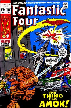 themarvelwayoflife:  Original and reprint. Fantastic Four #111