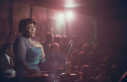 Ella Fitzgerald performs at Mr Kelly’s nightclub, Chicago,