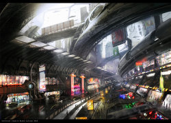 cyberxen:  futuristic cities tutorial by *neisbeis