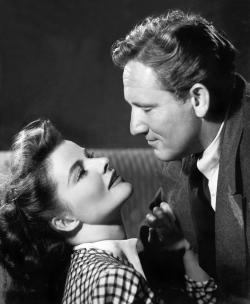 theclutteredclassicattic:  Katharine Hepburn and Spencer Tracy