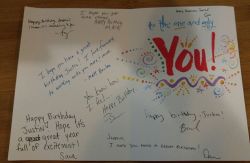 Norman Operations Team got me a Birthday Card! Thank you guys!