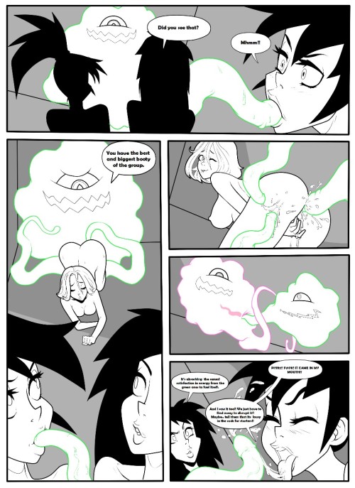 Camp W.O.O.D.Y.: SLIMED PAGE 16-17COMMISSIONED ARTWORK done by: Rodjim/Mr.RojimaConcept, idea, and script: me, xxmerciual-darknessxx, and RnRBros:Page 16 and 17 on deck! The Pink Slime ghosts little scouts have wrapped up their little encounters with