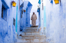 salahmah:  Chefchaouen, a small town in northern Morocco, has
