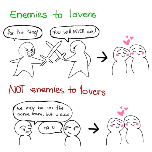 prvserpxne:a quick visual guide to the enemies to lovers trope