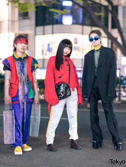 tokyo-fashion:  16-year-old Japanese students Shunsuke, Mami