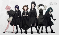 cute-girls-from-vns-anime-manga:  ◆Gothic◆ by  招き猫