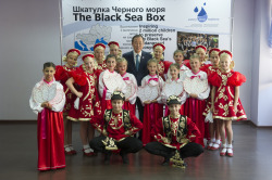 UN Secretary-General Ban Ki-moon at a school in Sochi, Russia,