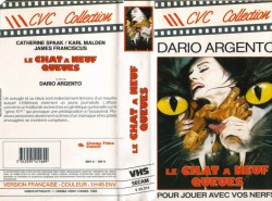 vhsploitation:  The Cat O’ Nine Tails (1971) Dario Argento