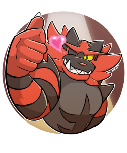 hikazedragon:  To all the Incineroar fans. 😉❤️