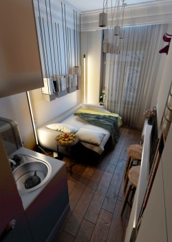 homedesigning:  (via Designing For Super Small Spaces: 5 Micro