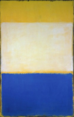 dailyrothko:  Mark Rothko, No. 6 (Yellow, White, Blue over Yellow