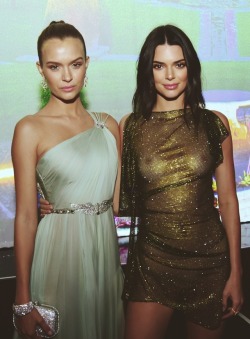 kendoll-af:  Kendall and Josephine Skriver  Chopard Secret Night