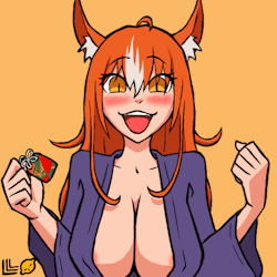lucidlemonlove:  She’s just excited to see you~!Akina from