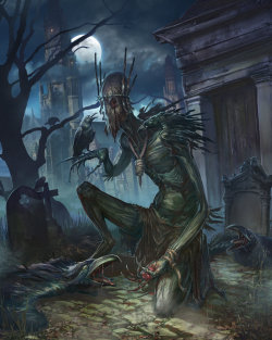morbidfantasy21:  Raven Master - Bloodborne fan art by Pavel