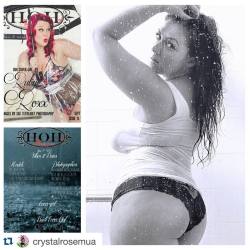 #Repost @crystalrosemua  Publication alert!!! Back Cover Girl in the &ldquo;When it Rains&rdquo; issue of Hell on Heels, shot by @photosbyphelps  http://www.magcloud.com/browse/issue/982110?__r=409551&amp;s=w  #publication #magazine #print #photosbyphelps