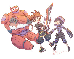 boomboxguy:  fishykays:  Imagine all the cool new keyblades! 