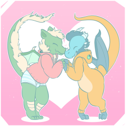 cat-boots:  boop dragons!  [commission w/ Squishy_Derg and AlexLuckwing] Dorbs