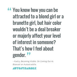 autostraddle:  via Becoming Visible: On Coming Out As Bisexual