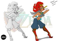 tloz2heroes:  Here is a new character design for The Legend of