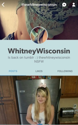ilovewhitneywisonsin:  In case you were looking Whitney is back
