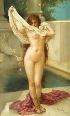 art-is-art-is-art:  , Virgilio Tojetti Bath Time 