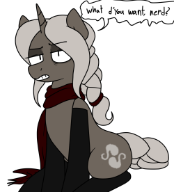 artsparkmod:  drew mcsweezys necro-pony for a friend  BrooooooooooooooooooooooooooI