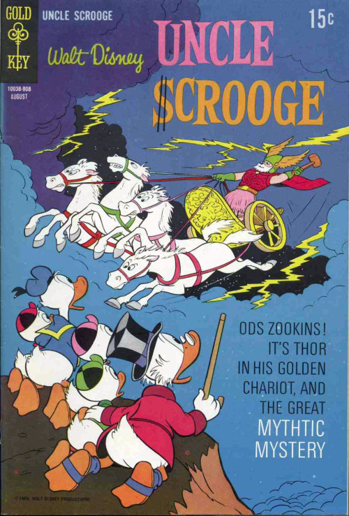 adventurelandia:  Uncle Scrooge #82 (1969) “Mythtic Mystery”,