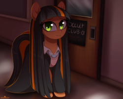 fluffymaiden: momomistress:  Pumpkin just wants ponies to join