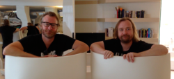 myownjukeboxx:  Berninger Brothers, from The National’s Twitter