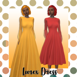 ametrinesims: Lurex Dresses. I’m back with another OranosTR