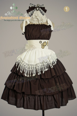 daily-random-frills:  steampunk style lolita *some of these are