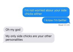 lolfactory:  Side chick. Insult of the decade. [source]✪Join