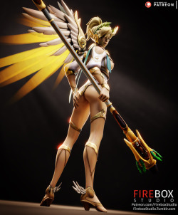 fireboxstudio:  My Patreon   Well as you can see Mercy has been