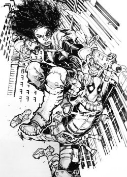 superheroesincolor:    Domino by Eric Canete  Artist   twitter /