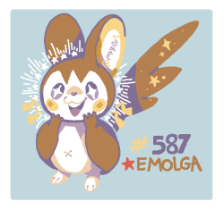 miqitu:Did you guys already saw emolga shiny version? It is so