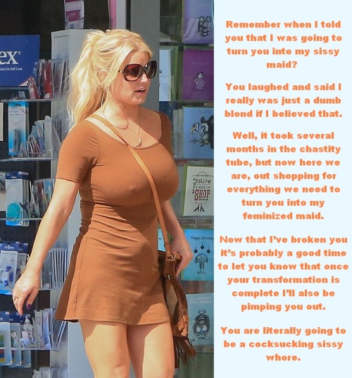 Jessica Simpson forced feminization 