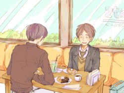 ereri-is-life:  朝I have received permission from the artist