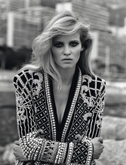 Lara Stone Photographed by Alasdair McLellan Published in Self