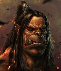 scifi-fantasy-horror:  World of Warcraft Fanart - Gromash Hellscream