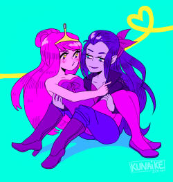 sharpasakunaike:  bubbline for femslash february!! ( ͡° ͜ʖ