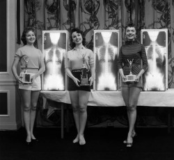 sixpenceee:  MIss Correct Posture (1956). In the 50’s and